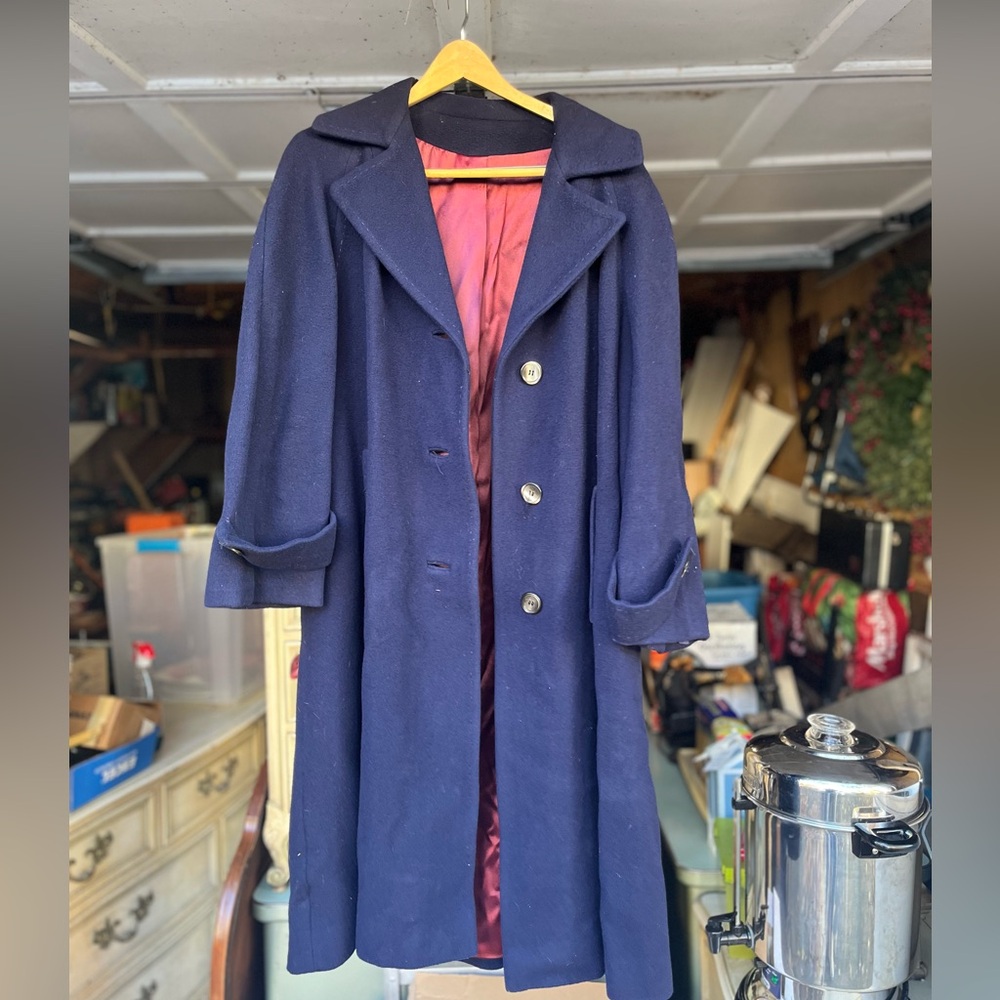 Stroock Trench Coat blue